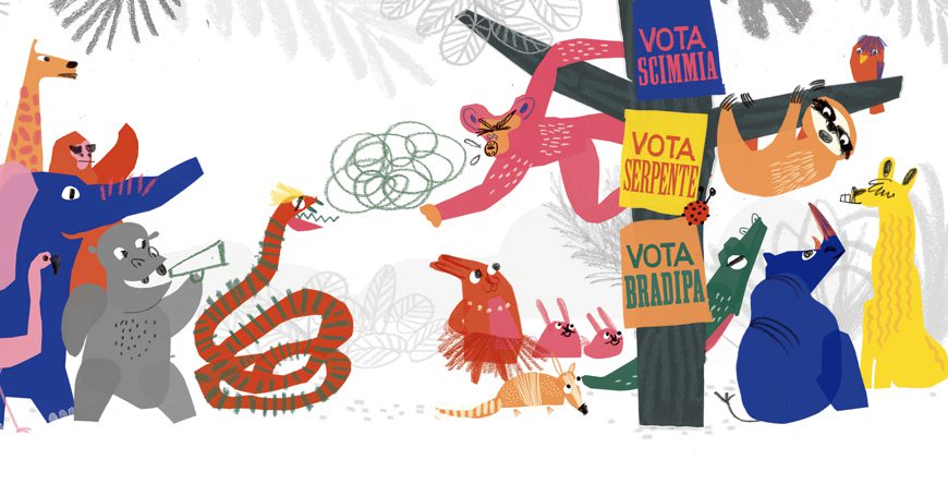 Le elezioni degli animali: vota con il tuo bimbo!