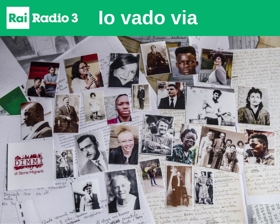 Io vado via: i diari di chi parte, su Radio 3