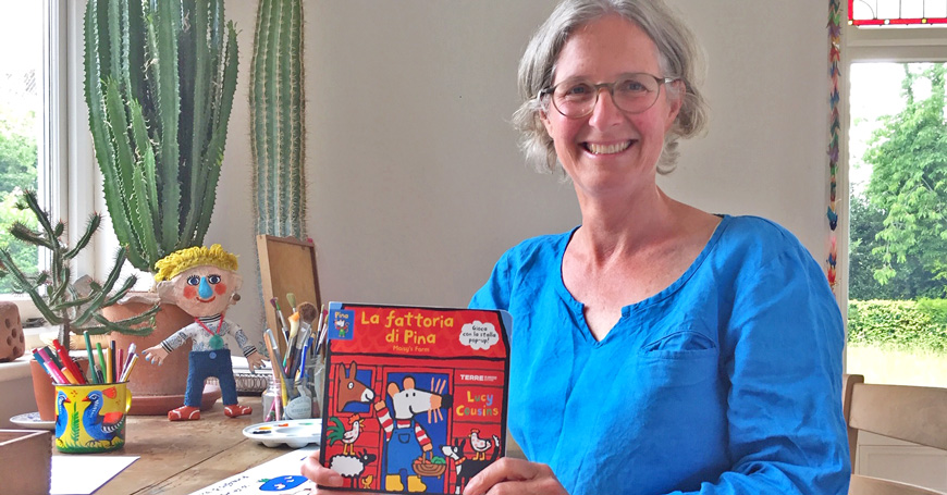 Intervista a Lucy Cousins, autrice della celebre serie “Pina”