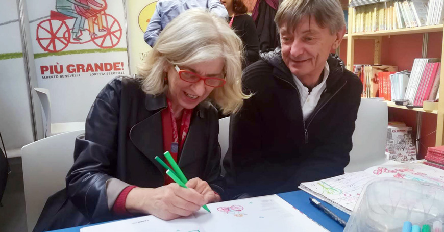 Intervista a Loretta Serofilli e Alberto Benevelli autori di “Più grande!”