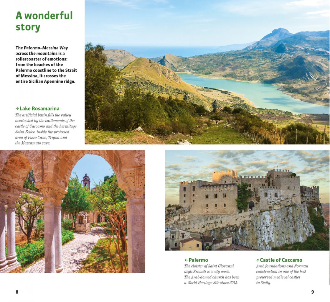 From Palermo to Messina across the mountains Terre di mezzo