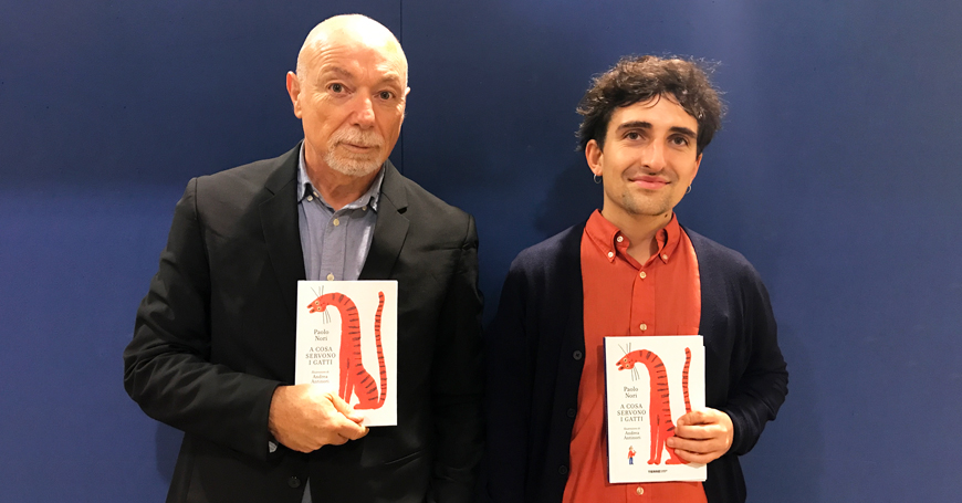 Paolo Nori e Andrea Antinori in dialogo su “A cosa servono i gatti”