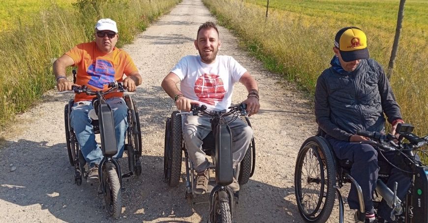 Klick’s on ways: 250 km, 8 giorni in cammino, 6 viaggiatori a mobilità ridotta