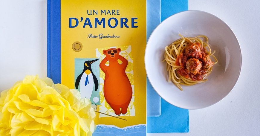 Un libro, una ricetta: gli spaghetti  alle polpette di Orso e Pinguino