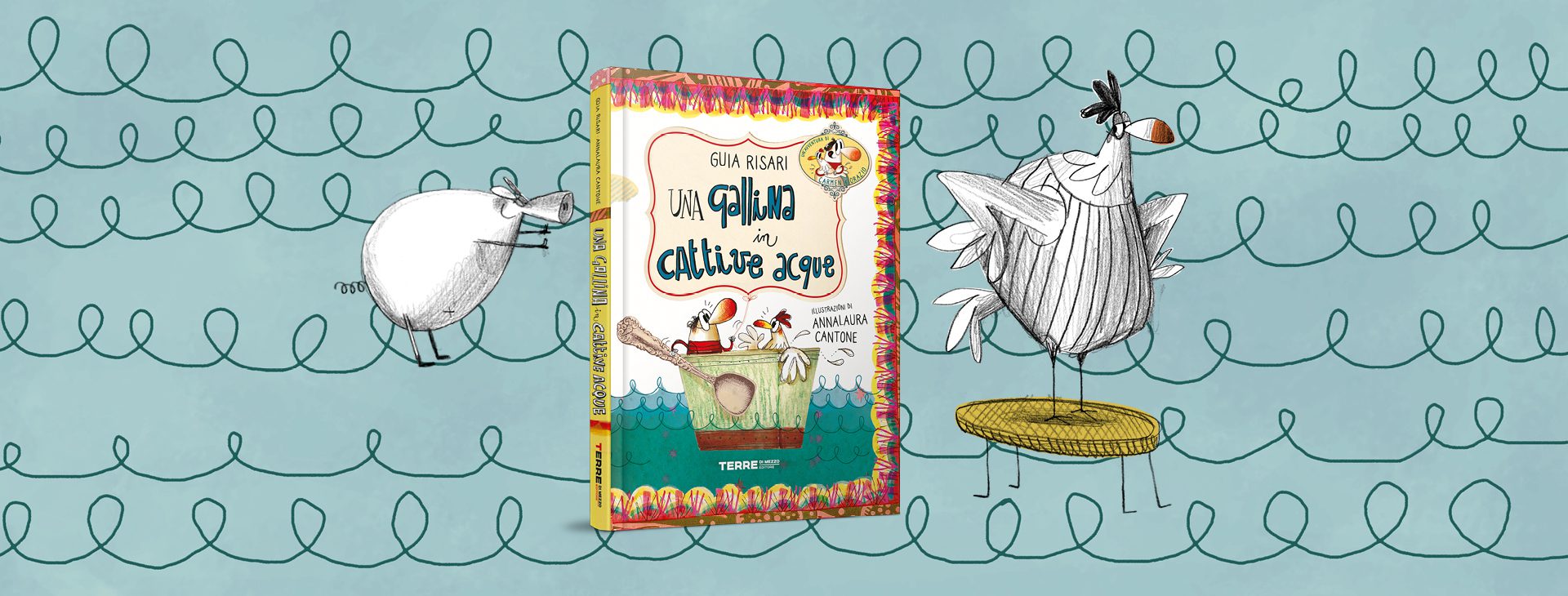 una gallina in cattive acque