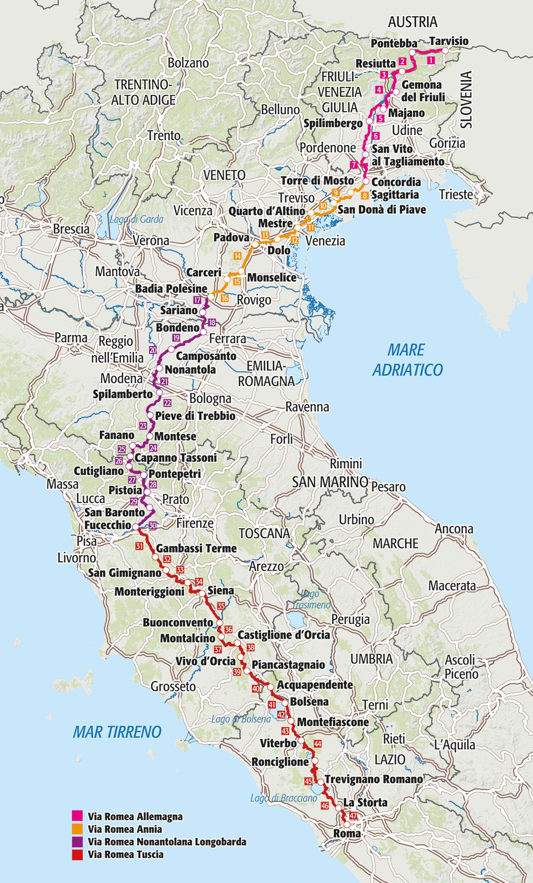 La Via Romea Strata: tutto quello che c'è da sapere - Terre di mezzo